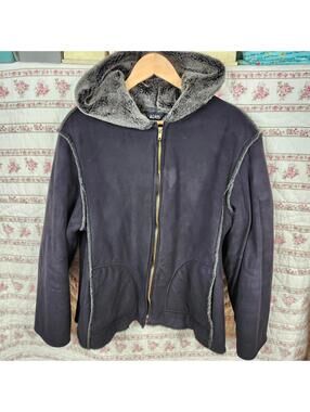 Aeros Women's Faux Fur Lined Hooded Jacket XL